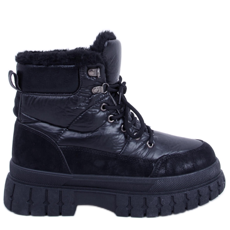 BM Renn Schwarze Schneestiefel für Damen