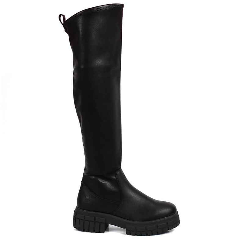 Bequeme Overknee-Stiefel, isoliert schwarz Bugatti KK253101