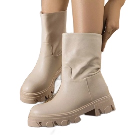 PA1 Nasidi beige isolierte Stiefel