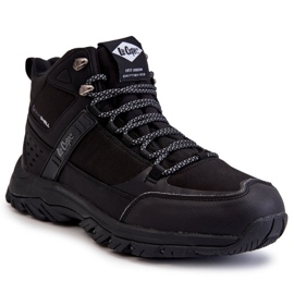 Warme Trekkingschuhe für Herren Lee Cooper LCJ-22-01-1412 Schwarz
