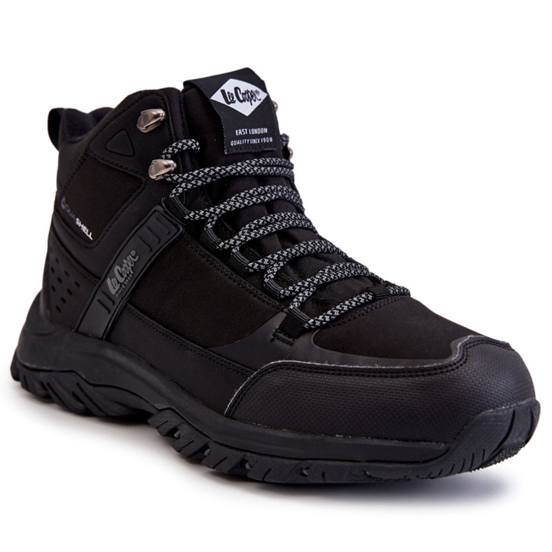 Warme Trekkingschuhe für Herren Lee Cooper LCJ-22-01-1412 Schwarz