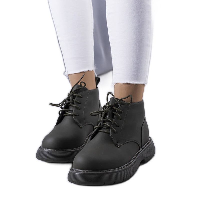 Savino grün isolierte Stiefel