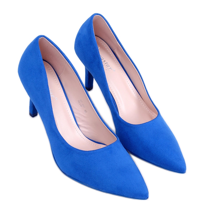 PA1 Klassische Eurielle Blue High Heels für Damen blau