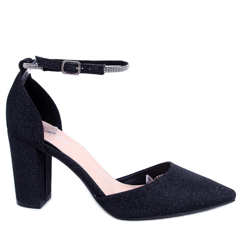 PA1 Formelle Pumps auf dem Orchid Black Post schwarz
