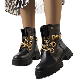 Schwarze Timay-Stiefel