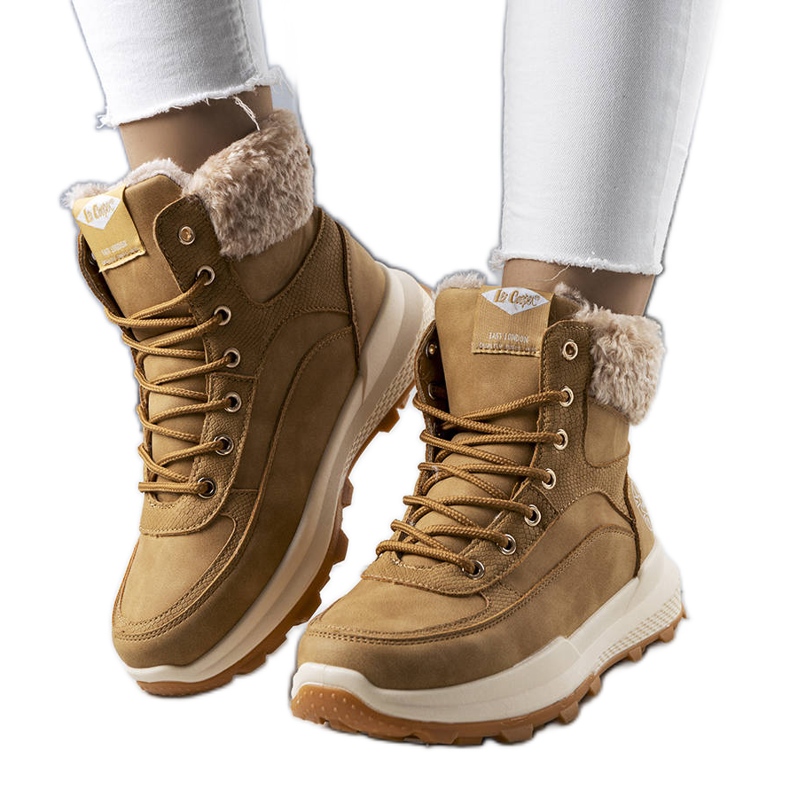 Beige isolierte Stiefel LCJ-22-44-1361L Lee Cooper