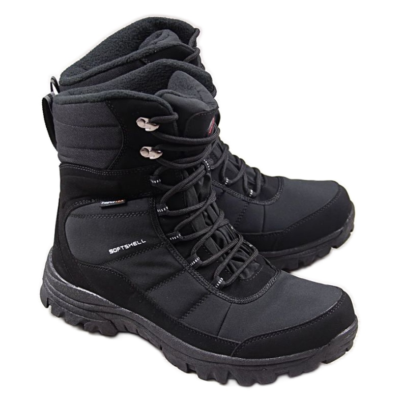 American Club Schuhe, Trekking-Schneestiefel M AM589 schwarz