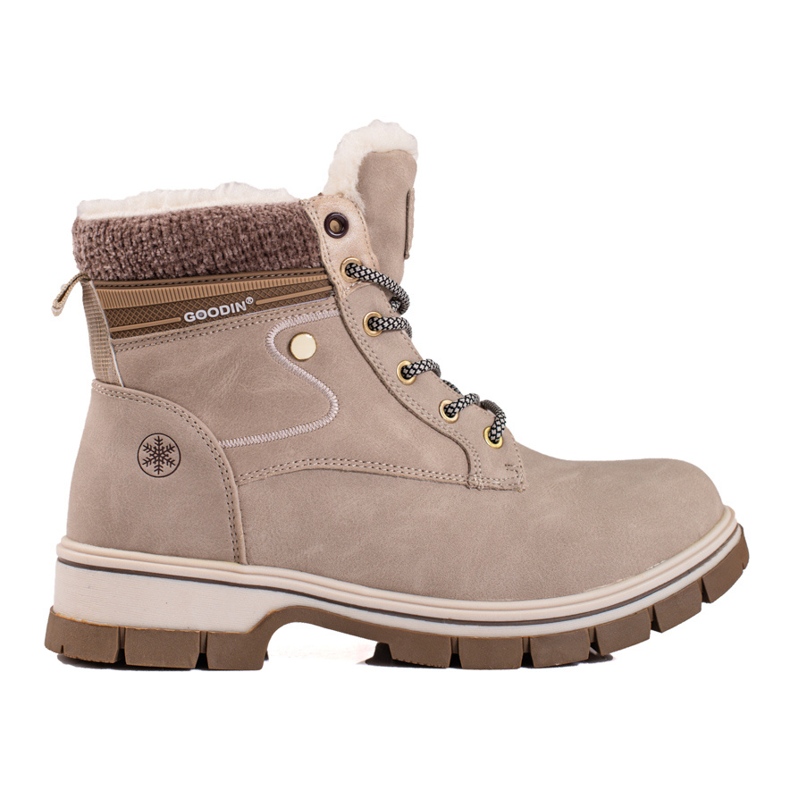 Isolierte Shelovet-Wanderschuhe für Damen beige