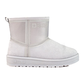 Graue Big Star Damen-Schneestiefel zum Hineinschlüpfen KK274613