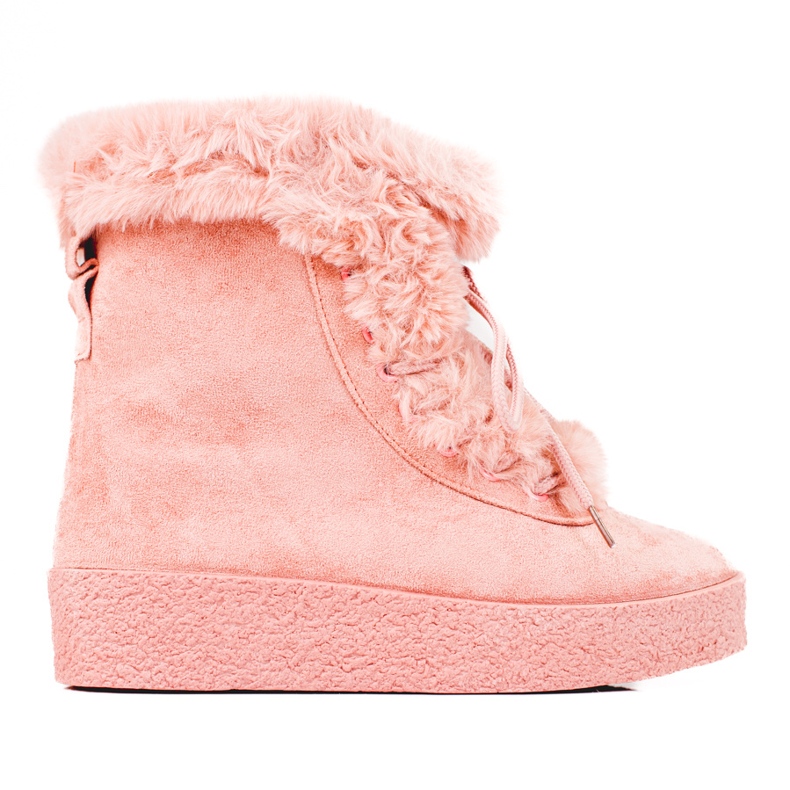Schneestiefel für Damen auf der Shelovet-Plattform rosa