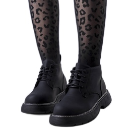 PA1 Schwarze isolierte Stiefel von Savino