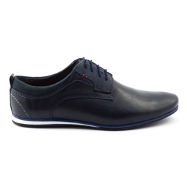 Olivier Herrenlederschuhe 731 Marineblau