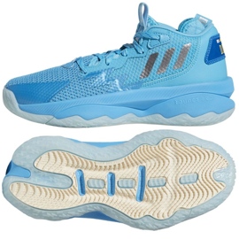 Adidas Dame 8 Jr GW8998 Basketballschuh blau blau