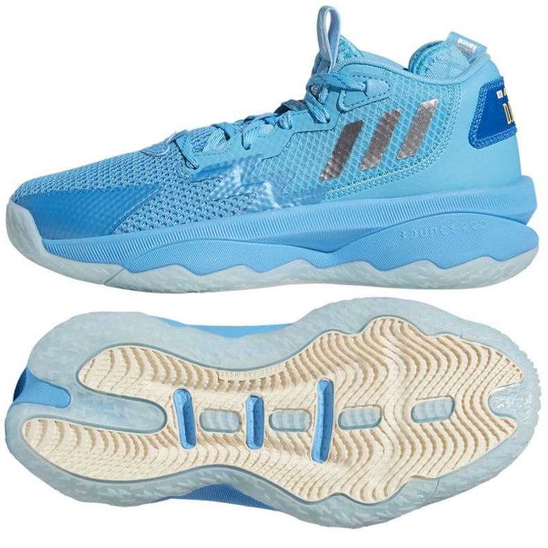 Adidas Dame 8 Jr GW8998 Basketballschuh blau blau