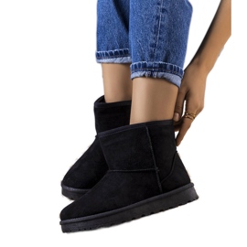 Schwarze isolierte Schneestiefel von Vago