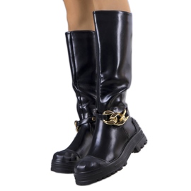 PA1 Schwarz isolierte Cerreto-Stiefel