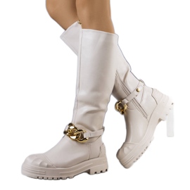 PA1 Cerreto beige isolierte Stiefel