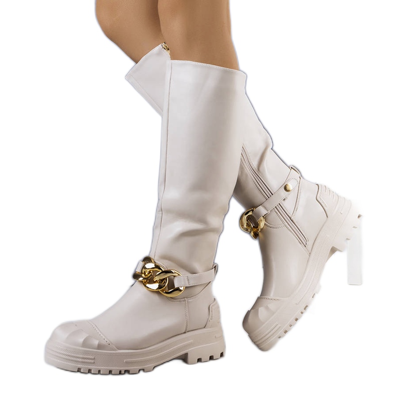 PA1 Cerreto beige isolierte Stiefel