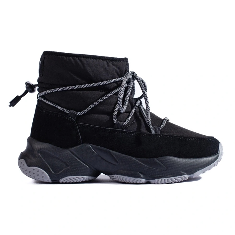 Schwarze Schneestiefel für Damen Big Star KK274274