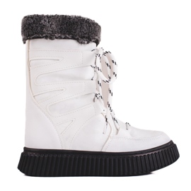 W. Potocki Schneestiefel für Kinder Potocki camo weiß