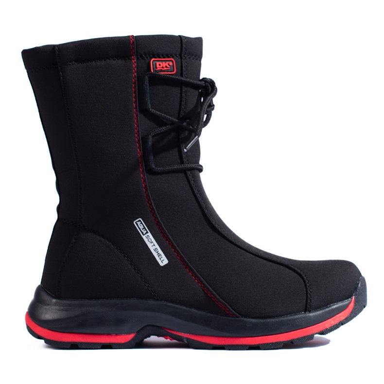 Damen-Trekkingschuhe mit DK-Lammfellmantel schwarz