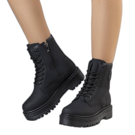 Schwarz matte Dirk Schuhe