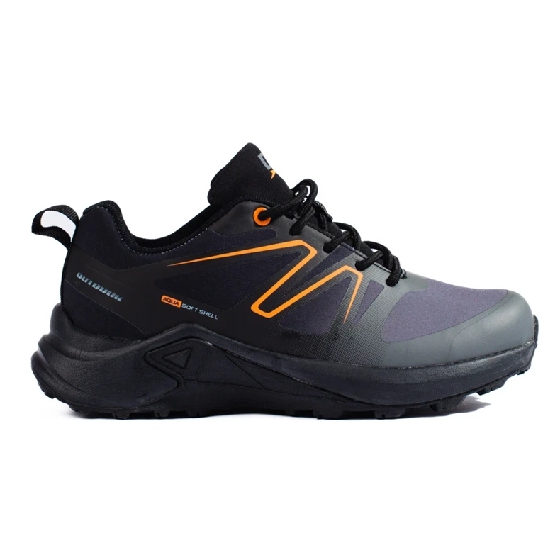 DK Softshell Damen Trekkingschuhe schwarz und grau
