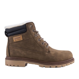 PA1 Nordbraune isolierte Wanderschuhe für Herren