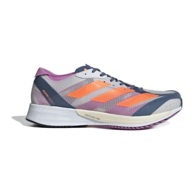 Adidas Adizero Adios 7 M GX6647 Schuhe weiß violett orange