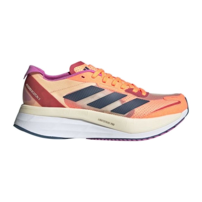 Adidas Adizero Boston 11 W GX6654 Schuhe schwarz rot violett orange mehrfarbig gelb