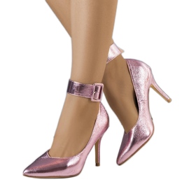 BM Lila metallische Janin-Pins mehrfarbig rosa