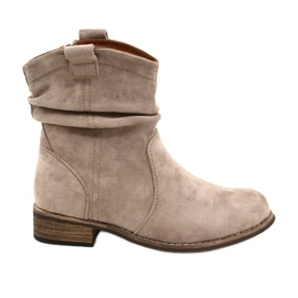 Evento Khaki Jezzi 20BT35-3046 Wildlederstiefel beige