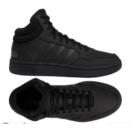 Adidas Hoops 3.0 Mid Wtr GW6421 Schuhe schwarz
