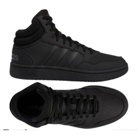 Adidas Hoops 3.0 Mid Wtr M GW6421 Schuhe schwarz