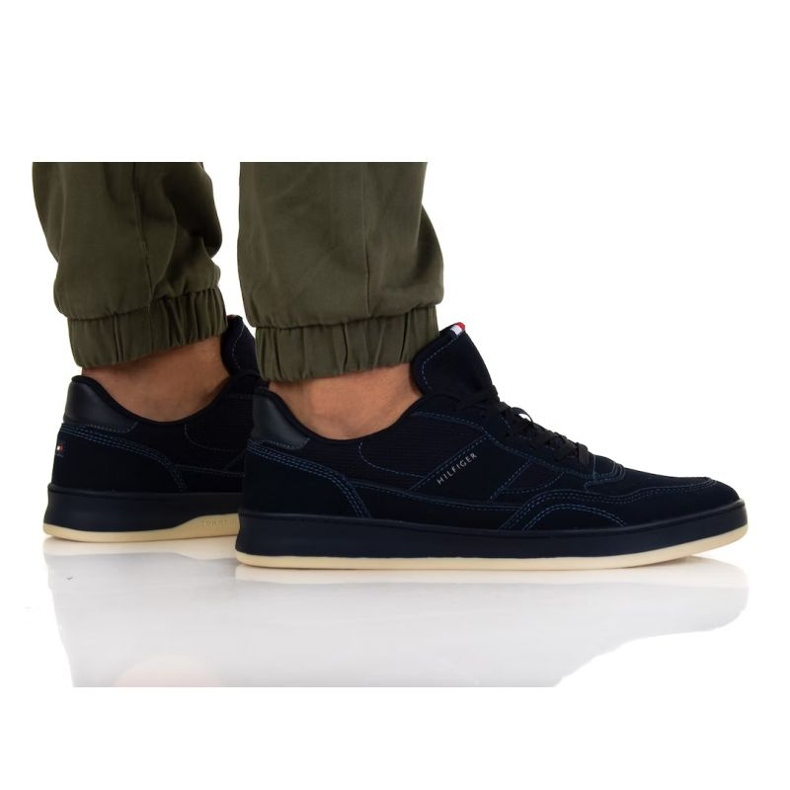 Tommy Hilfiger Retro Court Cupsole Seude Mix M FM0FM04169 DW5 blau