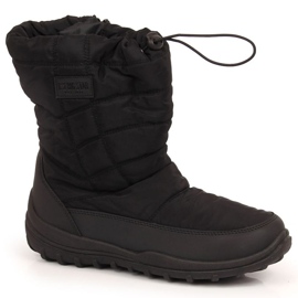 Schwarze gesteppte Schneestiefel Big Star W INT1750