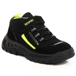 Befado Jr BEF37B wasserdichte hohe Trekkingschuhe schwarz