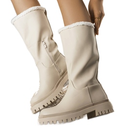 BM Beige Kangas isolierte Stiefel