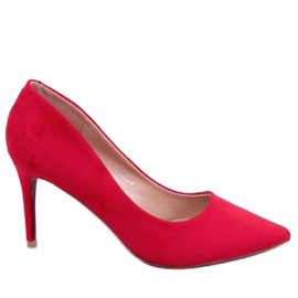 Belluci Damen Wildleder Tilda Red Stilettos rot