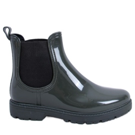 BM Damen Galoschen kurze Jodhpur Stiefeletten Essence Green grün