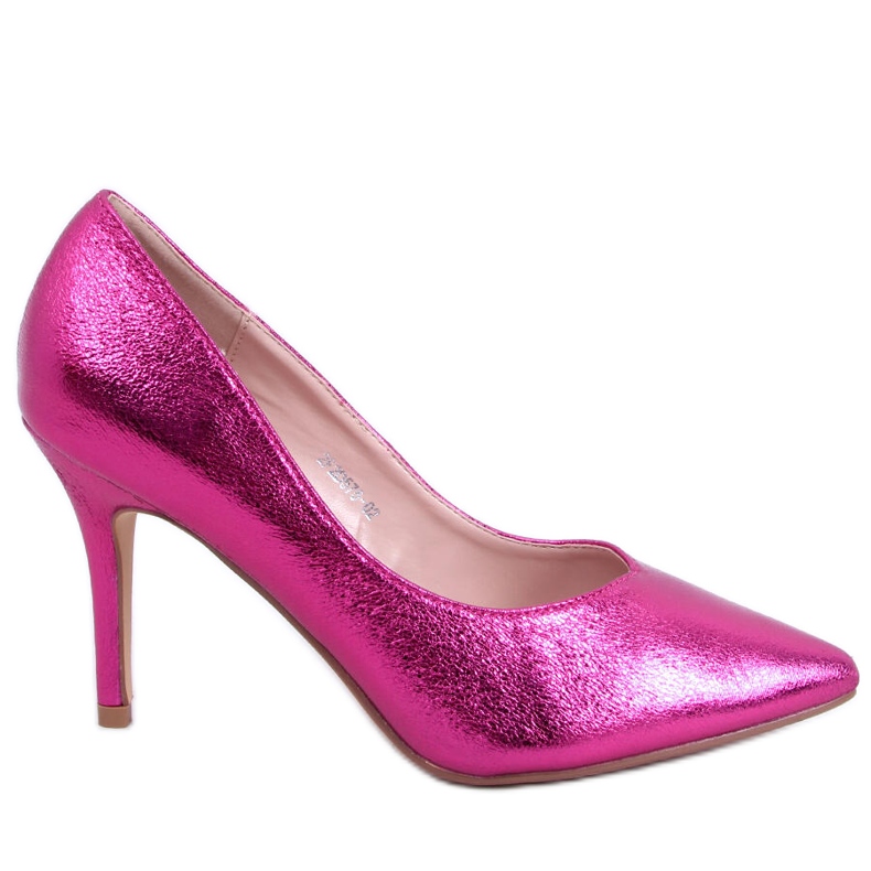 Stilettos in Metallic-Stilettos von Claire Fushia rosa