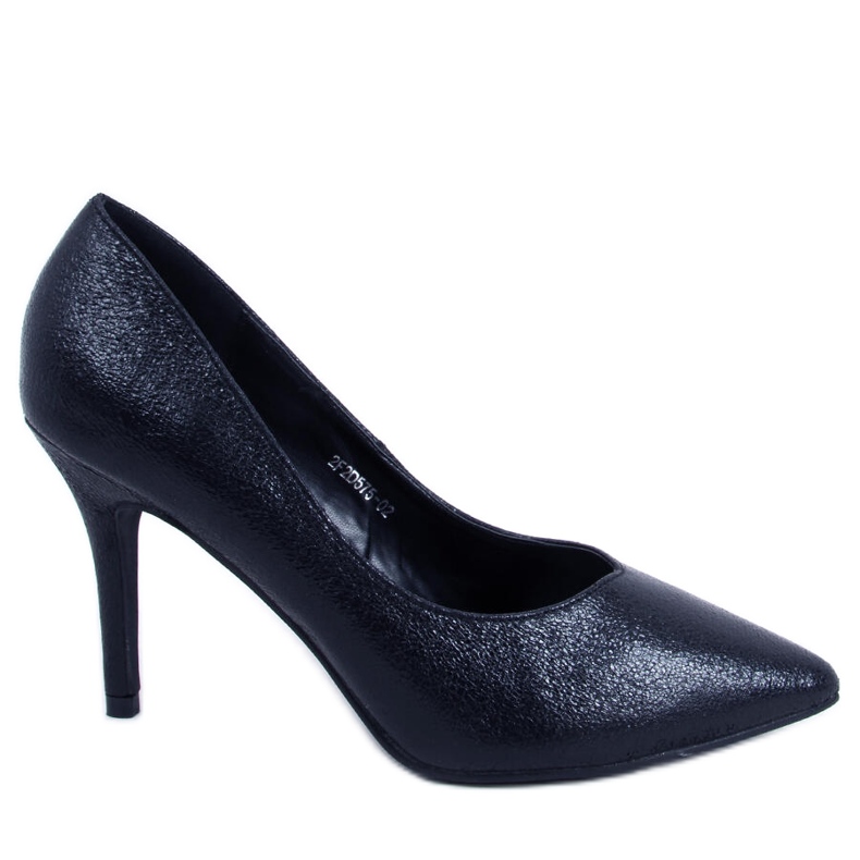 Metallic Claire Black Damen High Heels schwarz