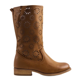 PA1 Bitsis braune Kinderstiefel