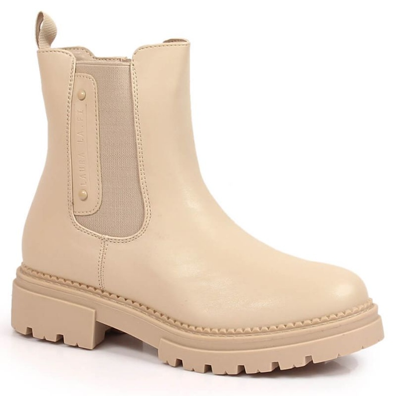 Warme Jodhpurstiefeletten Laura La.Fi W PMR21 beige