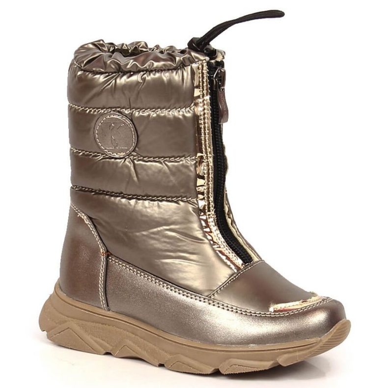 Wasserdichte Schneestiefel mit einer Kornecki KOR6920B-Membran golden