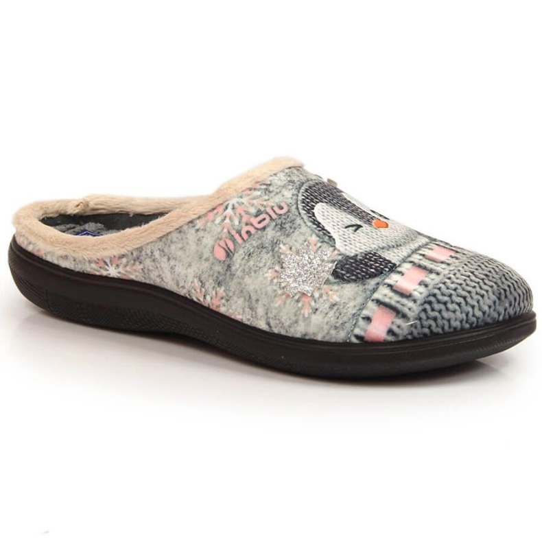 Bequeme warme Hausschuhe Inblu W ARC25 grau