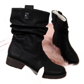 Mit Wolle isolierte Stiefel Rieker RKR174 schwarz