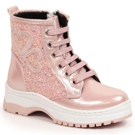 Isolierte Lackstiefel Potocki W WOL122B rosa