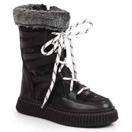 Stiefel mit Fell Potocki W WOL123A schwarz