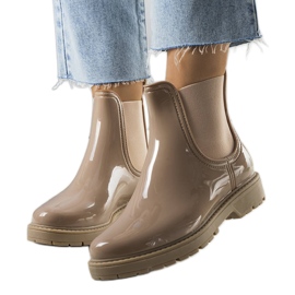 PA1 Kemi beige Regenstiefel